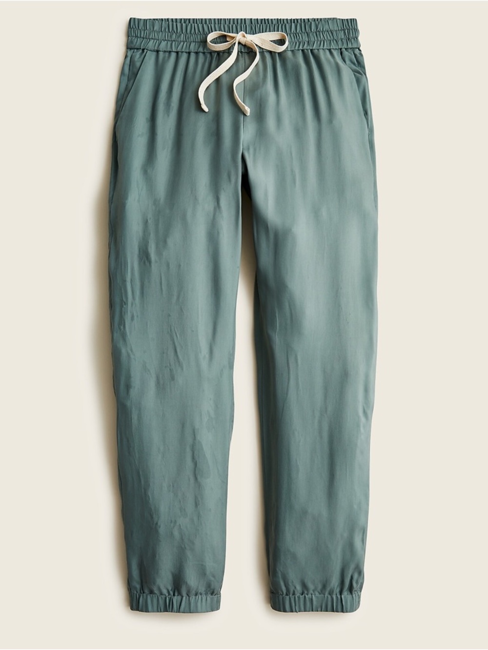 J.Crew Eco Cupro Jogger Pant in Slate Green | 16 | NWOT